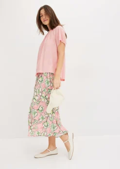 Clearance Blusa de tejido arrugado estructurado Mujer Camisas Y Blusas|Camisetas