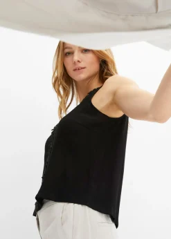 Clearance Blusa de tejido arrugado estructurado Mujer Camisas Y Blusas|Camisetas