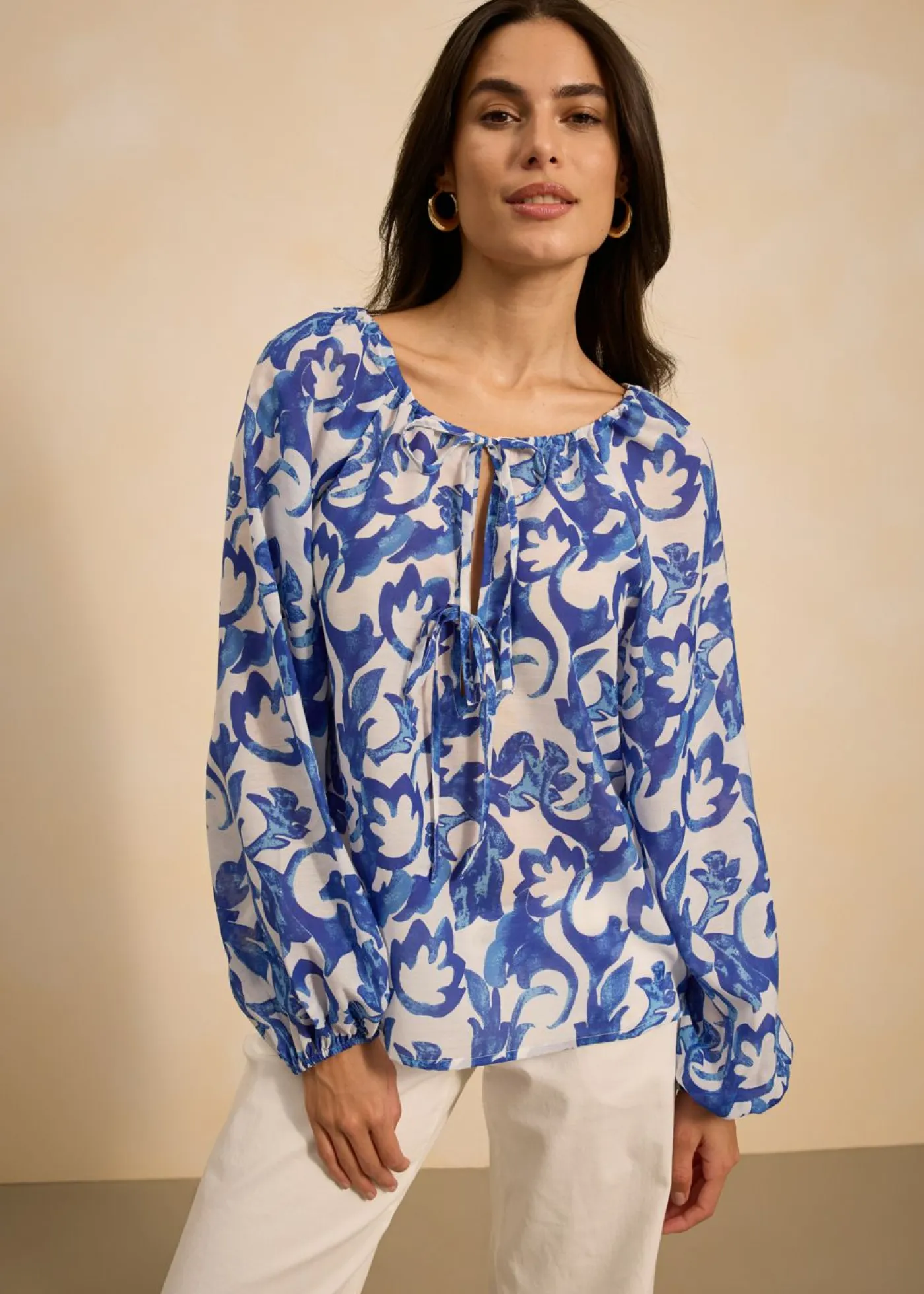 Discount Blusa de túnica estampada Mujer Camisas Y Blusas