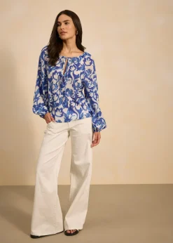 Discount Blusa de túnica estampada Mujer Camisas Y Blusas
