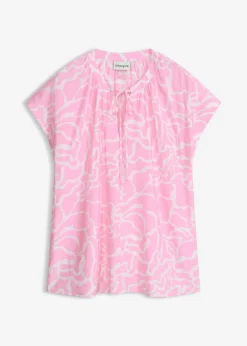 Online Blusa de túnica estampada Mujer Camisas Y Blusas|Novedades