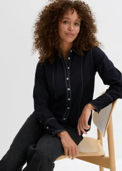 Discount Blusa de viscosa Mujer Camisas Y Blusas