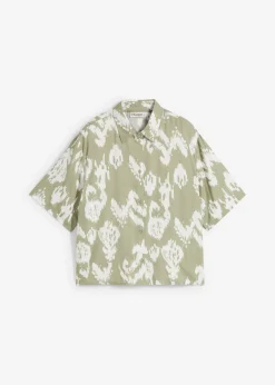 Best Blusa de viscosa con estampado étnico Mujer Camisas Y Blusas