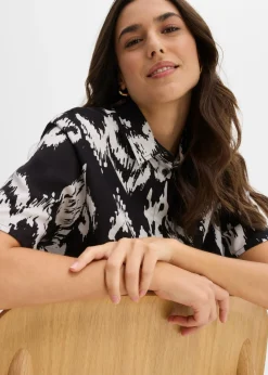 Online Blusa de viscosa con estampado étnico Mujer Camisas Y Blusas