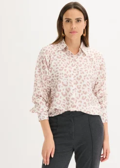 Discount Blusa de viscosa con mangas tipo murciélago Mujer Camisas Y Blusas