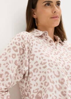 Discount Blusa de viscosa con mangas tipo murciélago Mujer Camisas Y Blusas