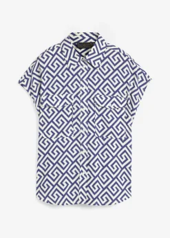 New Blusa de viscosa fluida Mujer Camisas Y Blusas