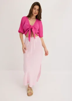Discount Blusa de viscosa fluida Mujer Camisas Y Blusas