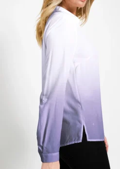 Blusa de viscosa fluida Mujer Camisas Y Blusas