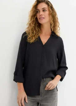 Discount Blusa de viscosa fluida Mujer Camisas Y Blusas