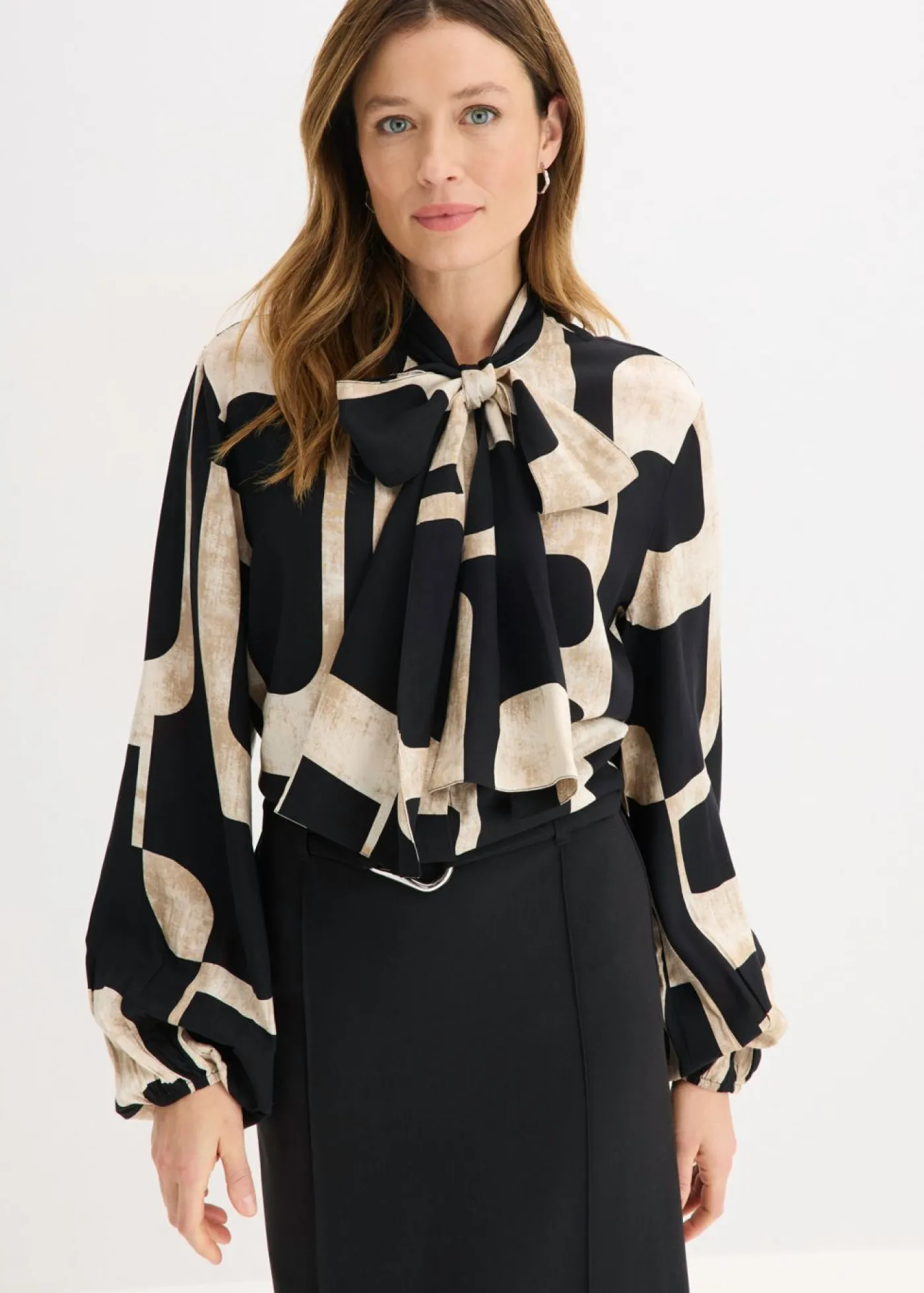 Online Blusa de viscosa fluida Mujer Camisas Y Blusas