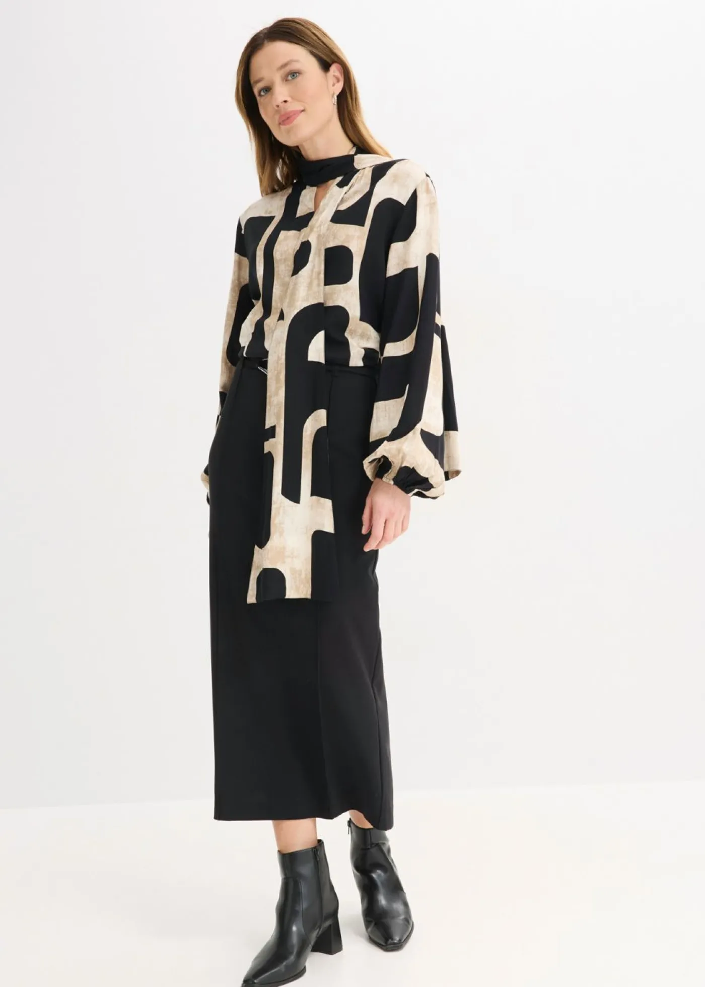 Online Blusa de viscosa fluida Mujer Camisas Y Blusas