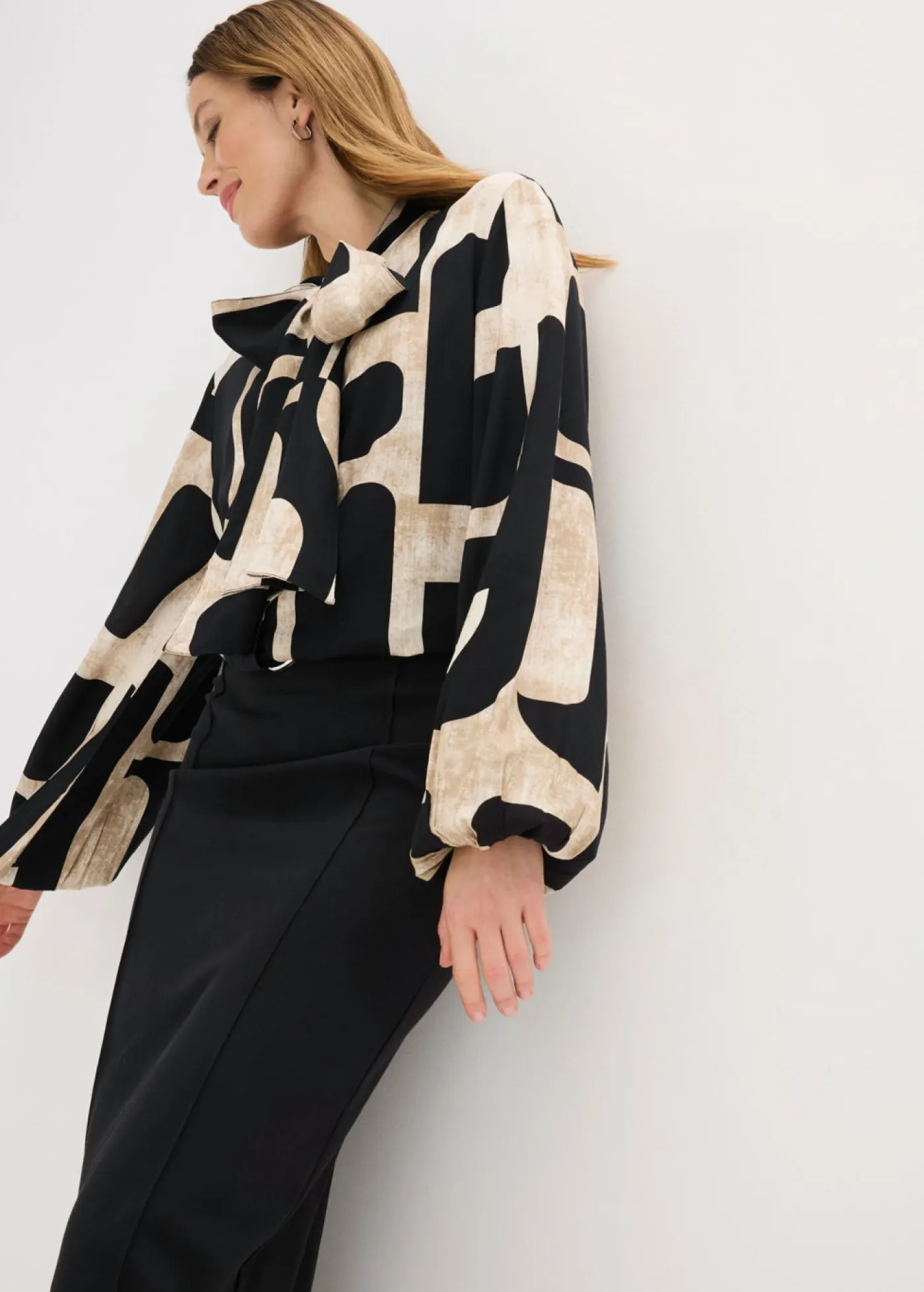 Online Blusa de viscosa fluida Mujer Camisas Y Blusas