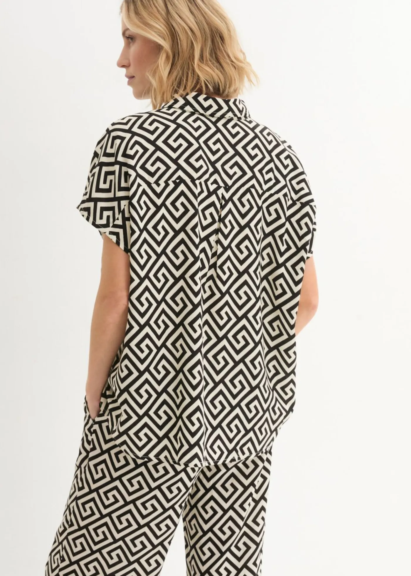 Hot Blusa de viscosa fluida Mujer Camisas Y Blusas