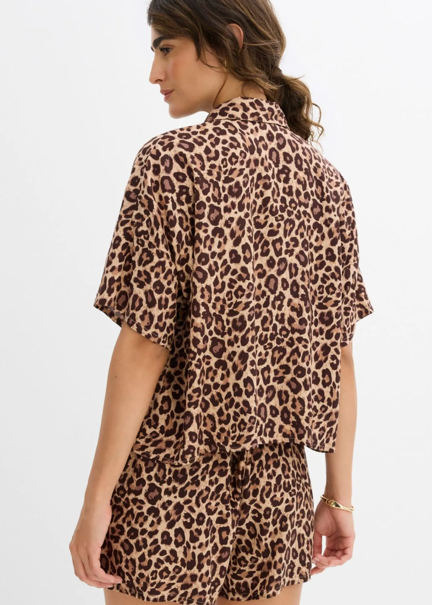 Hot Blusa de viscosa fluida Mujer Conjuntos De Ropa|Camisas Y Blusas