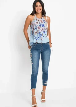 Discount Blusa de viscosa fluida Mujer Camisas Y Blusas|Camisetas