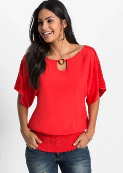 Clearance Blusa de viscosa pura Mujer Camisas Y Blusas