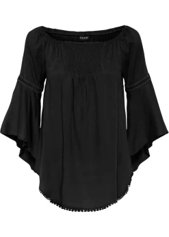 Online Blusa de viscosa pura Mujer Camisas Y Blusas