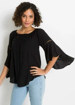 Online Blusa de viscosa pura Mujer Camisas Y Blusas