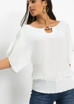 Hot Blusa de viscosa pura Mujer Camisas Y Blusas