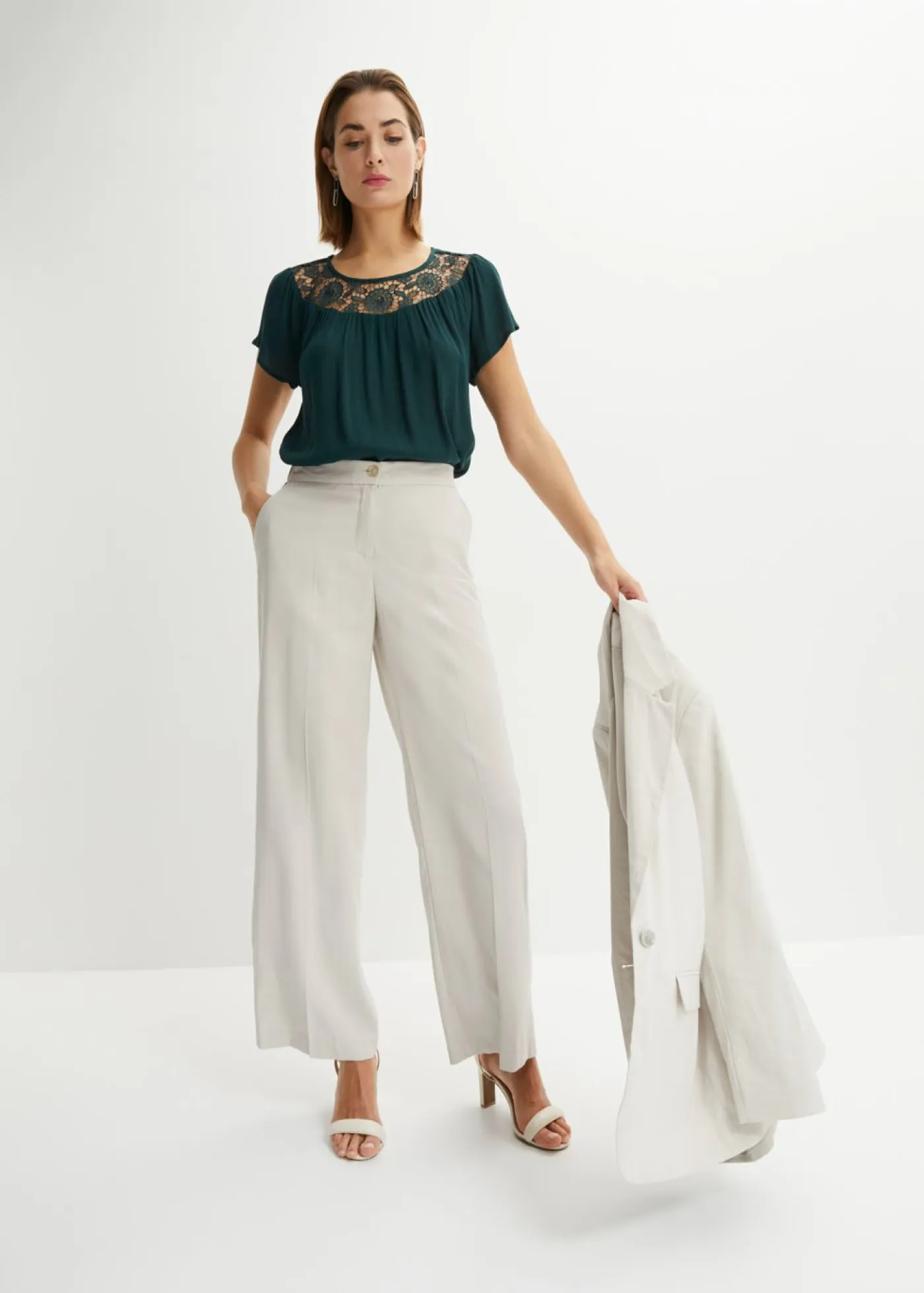 Hot Blusa de viscosa pura Mujer Camisas Y Blusas