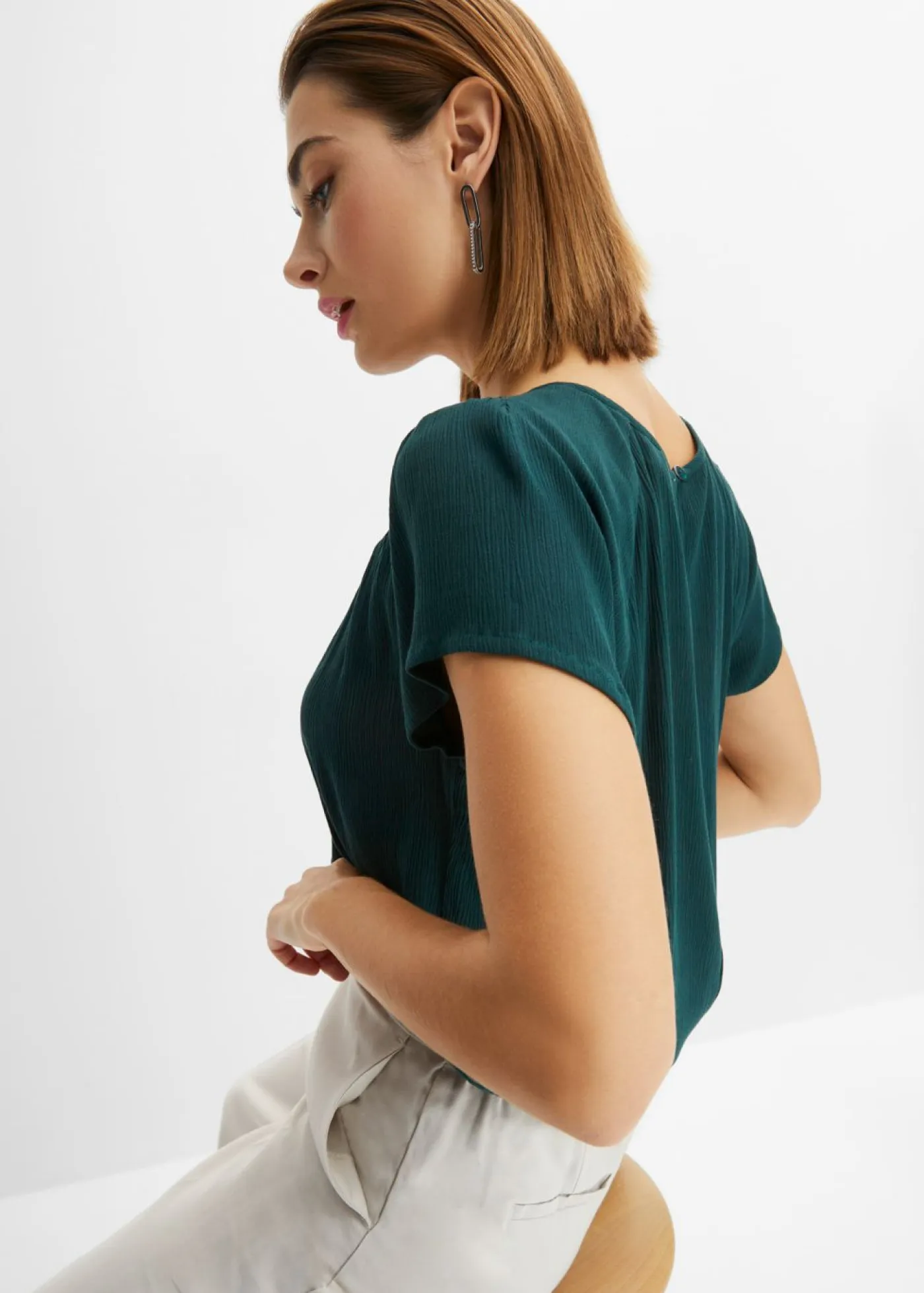 Hot Blusa de viscosa pura Mujer Camisas Y Blusas