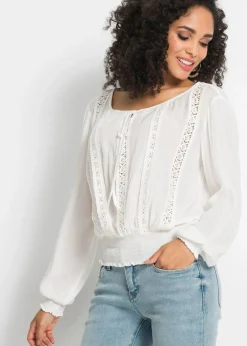 Blusa de viscosa suave Mujer Camisas Y Blusas
