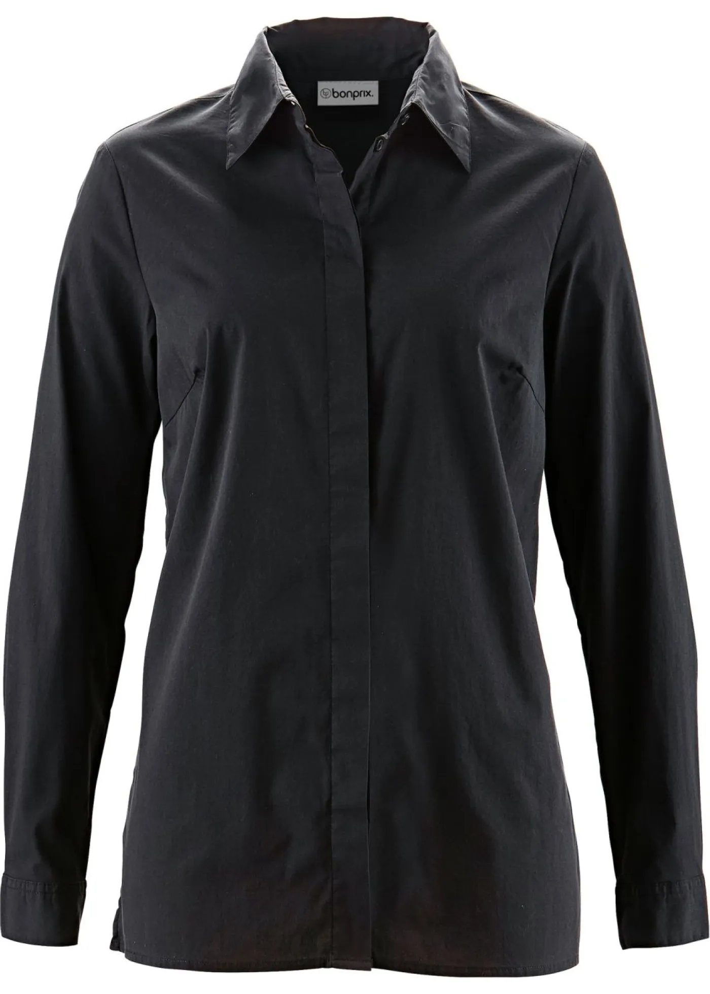 Online Blusa elástica larga Mujer Camisas Y Blusas