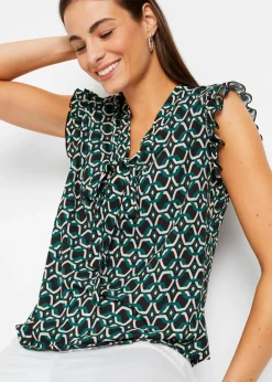 Hot Blusa estampada Mujer Camisas Y Blusas|Camisetas