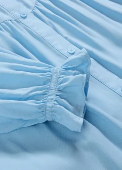 Sale Blusa estilo prairie de viscosa fluida Mujer Camisas Y Blusas|Novedades