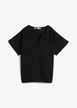 Best Blusa holgada con dobladillo elástico Mujer Camisas Y Blusas