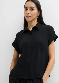 Sale Blusa holgada de crepé estructurado Mujer Conjuntos De Ropa|Esenciales