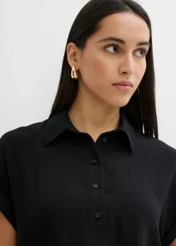 Sale Blusa holgada de crepé estructurado Mujer Conjuntos De Ropa|Esenciales