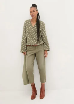Online Blusa holgada de muselina vaporosa Mujer Camisas Y Blusas