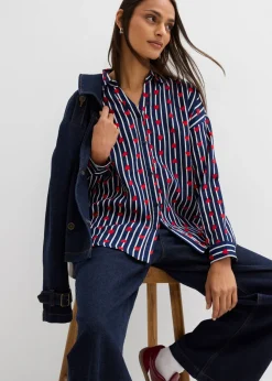 Sale Blusa holgada de muselina suave Mujer Camisas Y Blusas