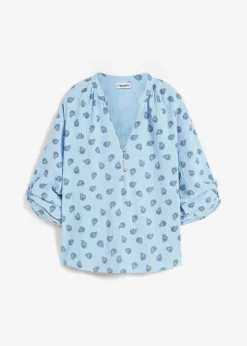 Online Blusa holgada de muselina vaporosa Mujer Camisas Y Blusas