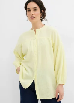 Best Blusa holgada de muselina Mujer Camisas Y Blusas