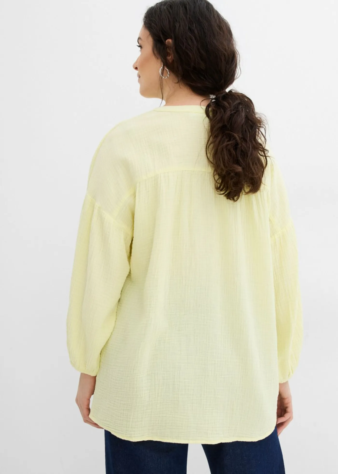 Best Blusa holgada de muselina Mujer Camisas Y Blusas