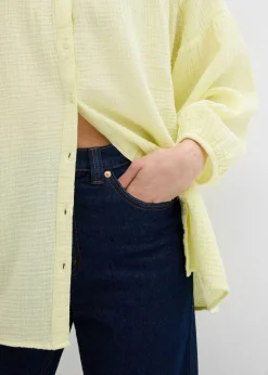 Best Blusa holgada de muselina Mujer Camisas Y Blusas
