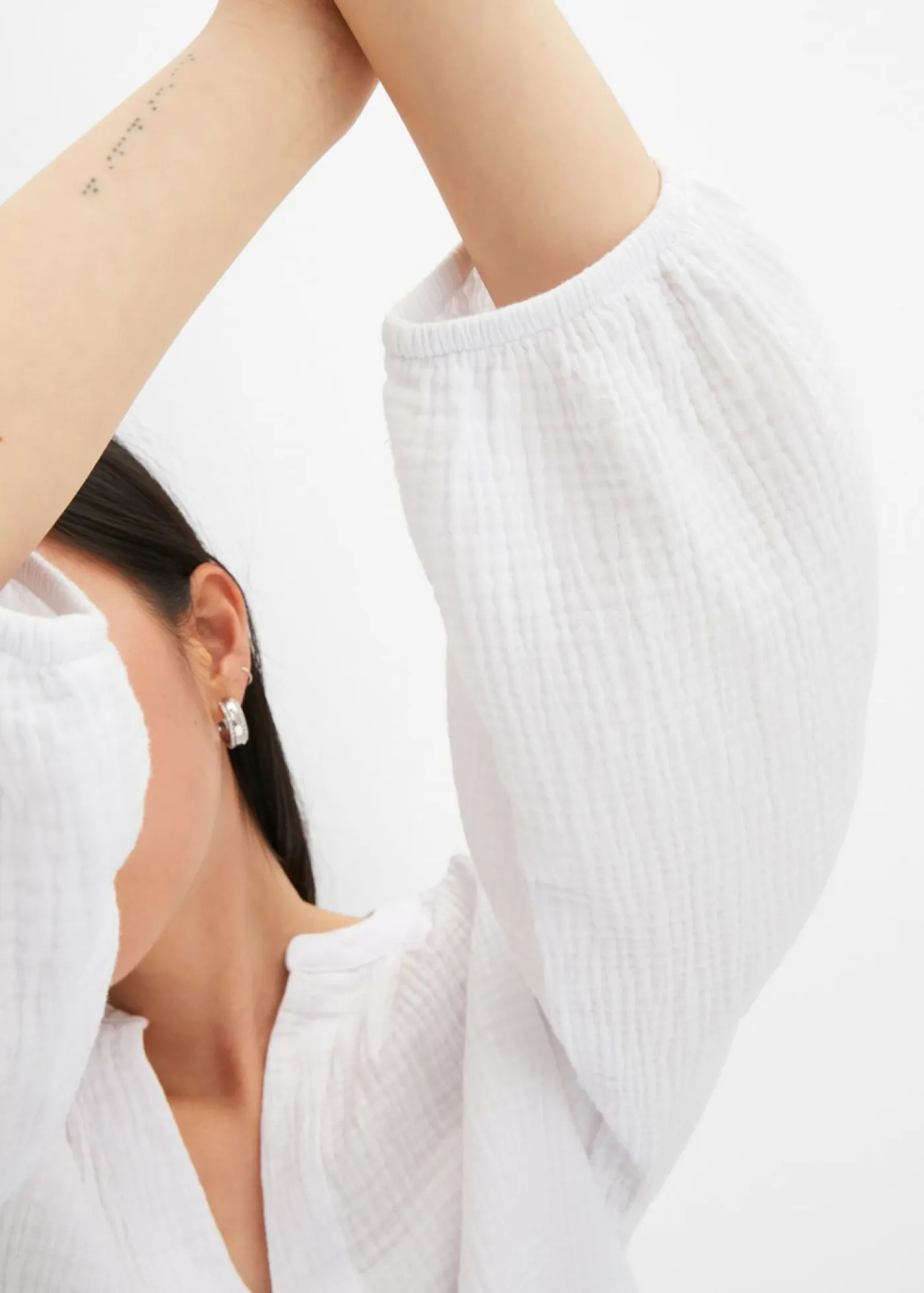 Blusa holgada de muselina Mujer Camisas Y Blusas|Novedades
