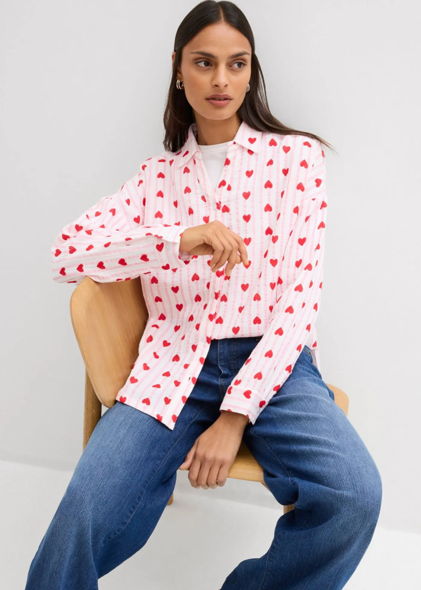 Discount Blusa holgada de muselina suave Mujer Camisas Y Blusas