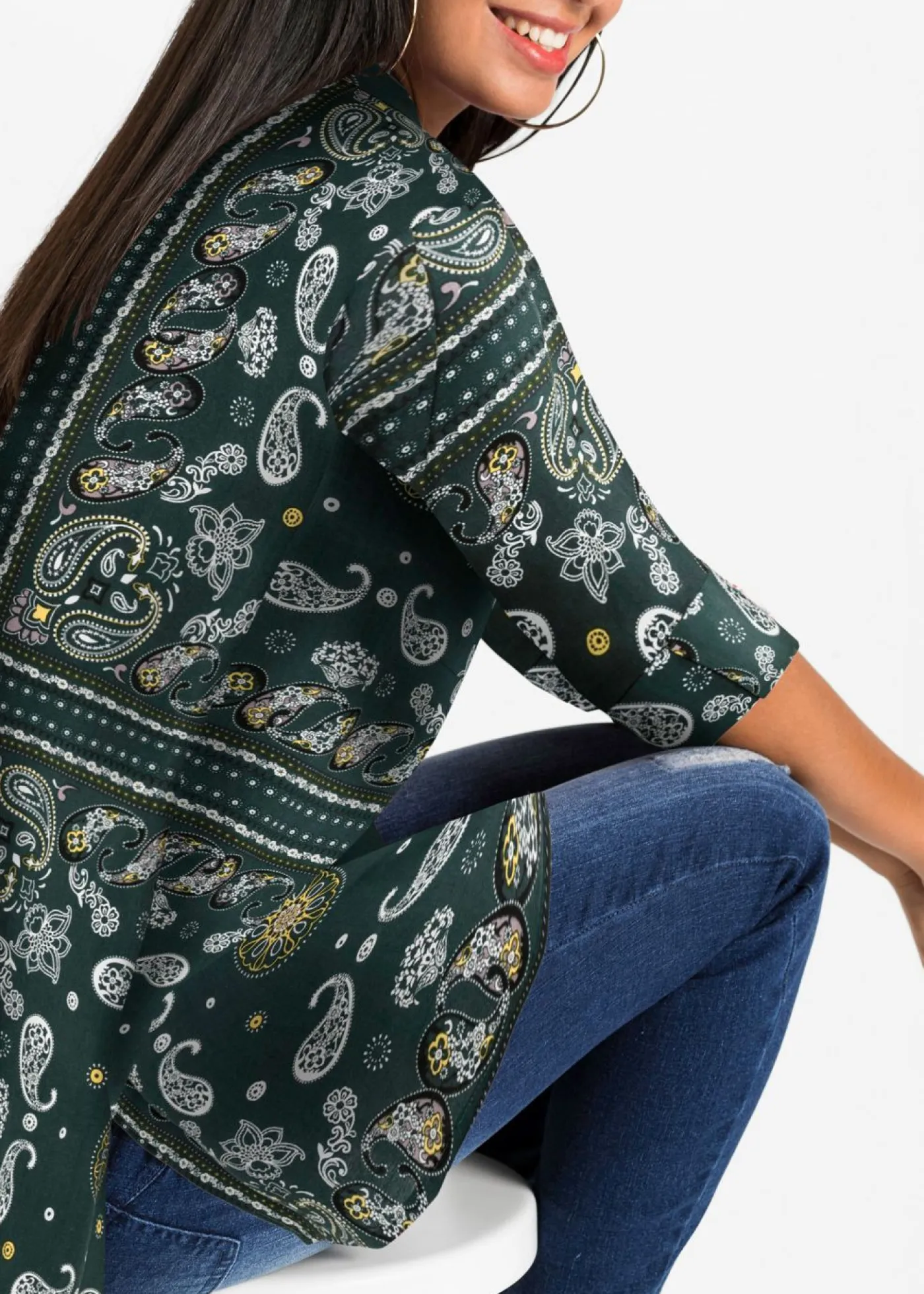 Blusa larga Mujer Camisas Y Blusas
