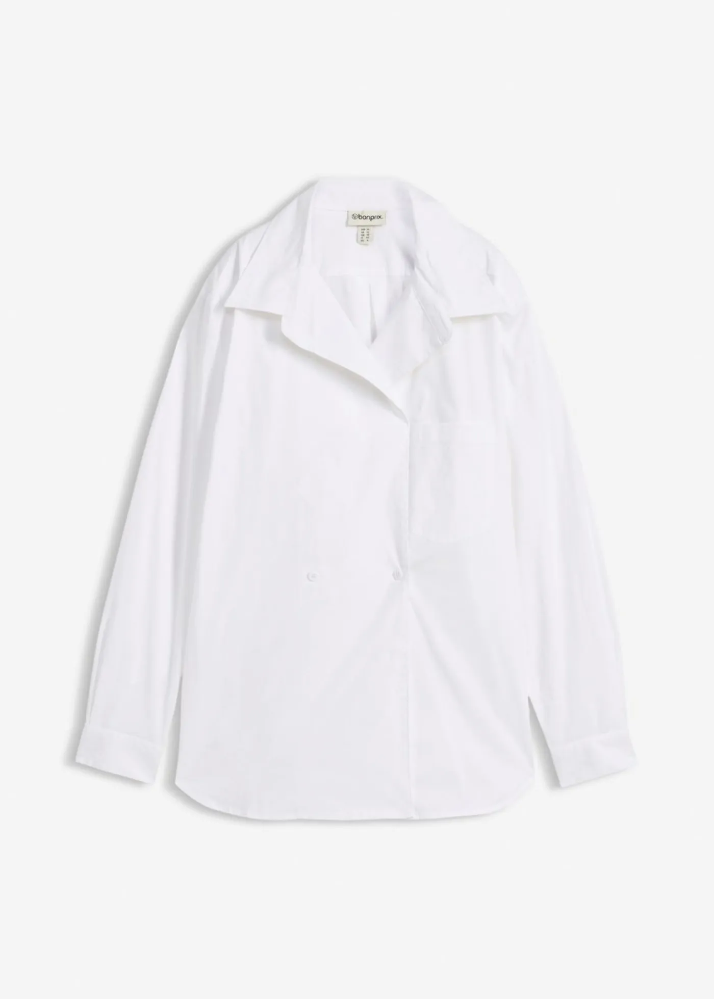 Hot Blusa larga con escote en V Mujer Camisas Y Blusas|Novedades