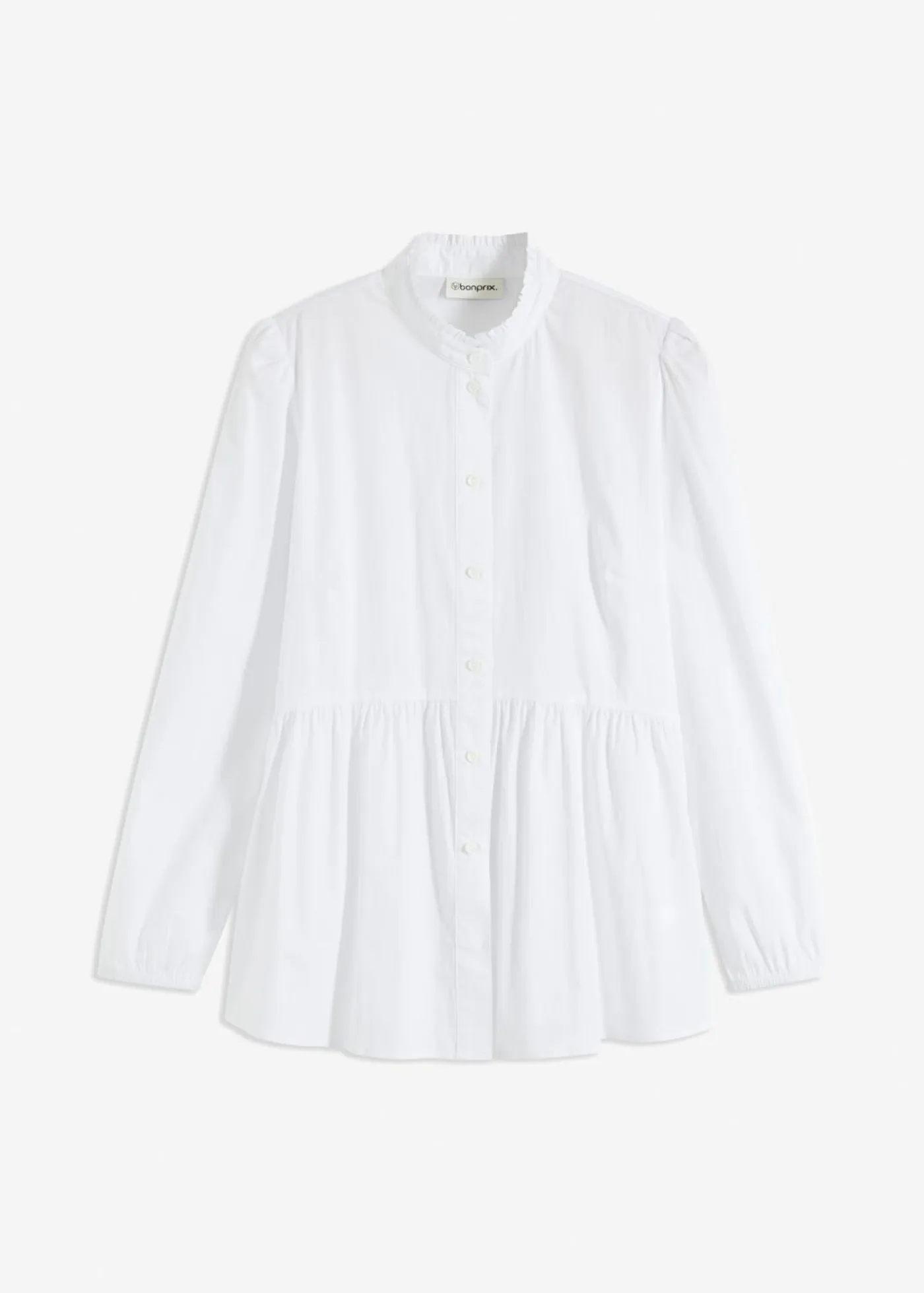 Clearance Blusa larga con fruncido Mujer Camisas Y Blusas