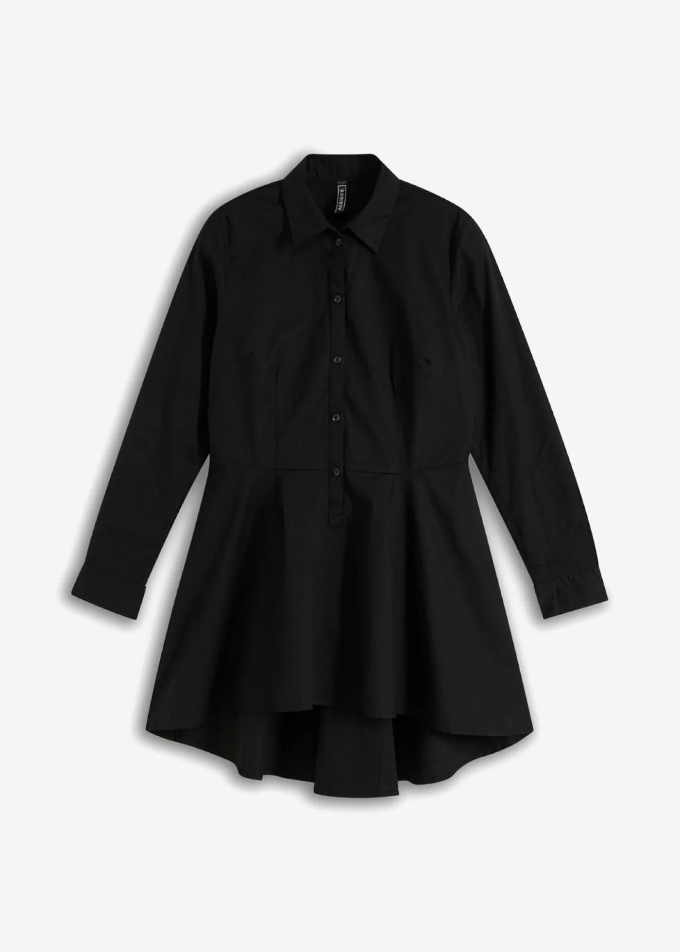 Online Blusa larga con volante Mujer Camisas Y Blusas