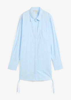 Clearance Blusa larga de algodón puro Mujer Camisas Y Blusas