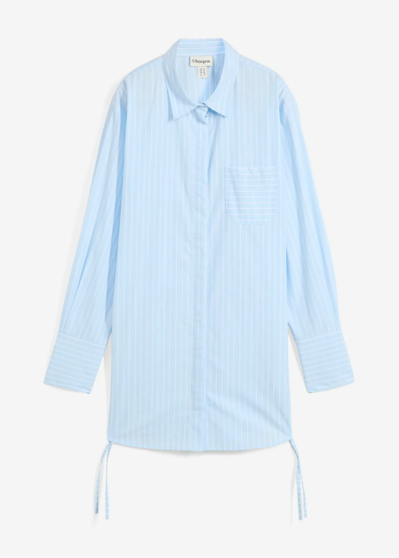 Clearance Blusa larga de algodón puro Mujer Camisas Y Blusas