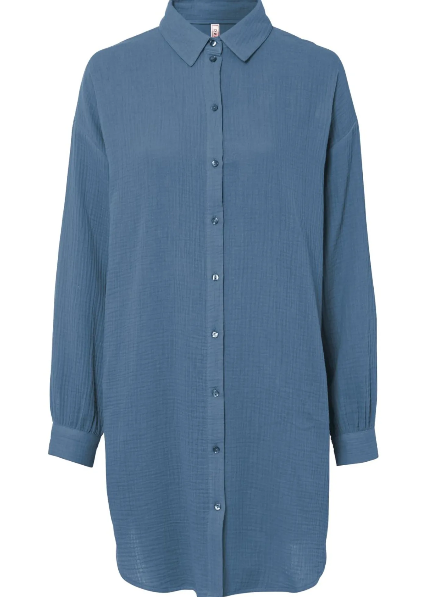 Blusa larga de muselina con corte holgado Mujer Camisas Y Blusas|Novedades