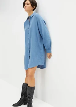 Discount Blusa larga de muselina con corte holgado Mujer Camisas Y Blusas|Novedades