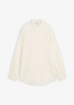 Discount Blusa larga de muselina ligera Mujer Camisas Y Blusas|Novedades